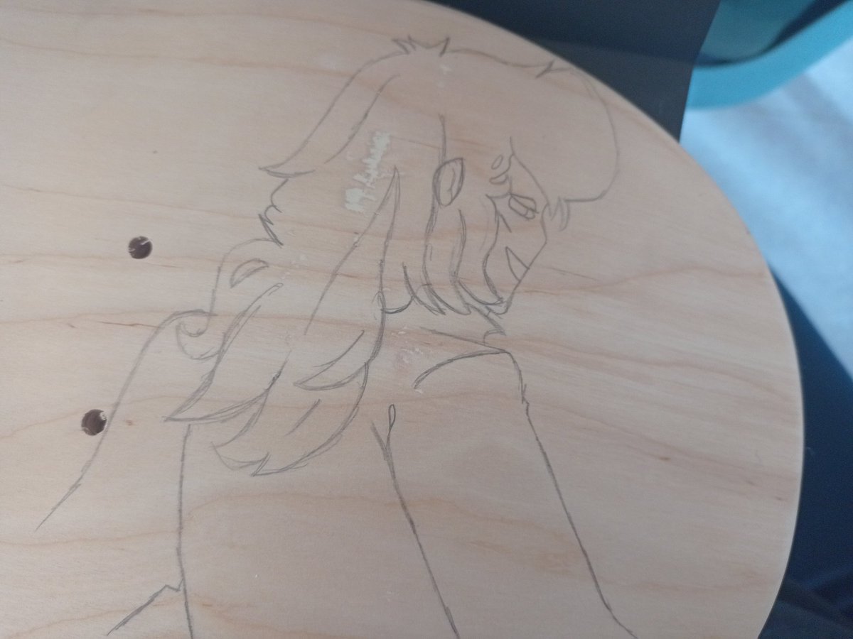 WaIIy_DarIing's tweet photo. Drawing &amp; painting Wally, beach town Wally, RF Wally and evil Wally on a skateboard.. Sadly no wheels. 
#WelcomeHome #WallyDarling #WallyDarlingAU https://t.co/VgO5jMdKqc