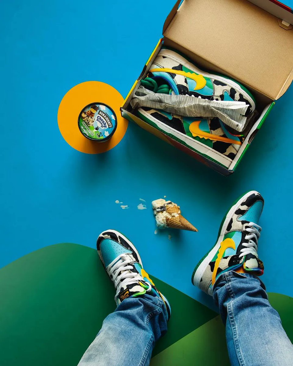 nike collab with ben and jerry's