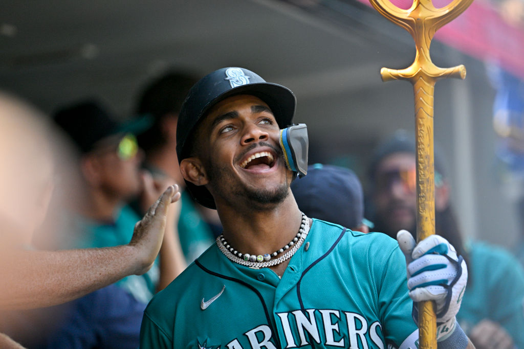 ESPNInsights's tweet photo. The Mariners hit 7 home runs today against the Royals, tied for the most in a game in franchise history. The others:

May 2, 2002 at White Sox
July 5, 1999 at Angels
July 31, 1996 at Brewers
April 11, 1985 vs A's https://t.co/e6CoL5DftK