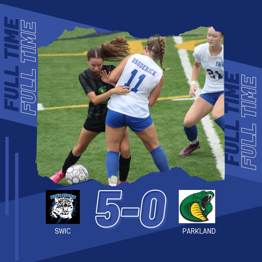 Final score for our Region 24 game against Parkland is 5-0!