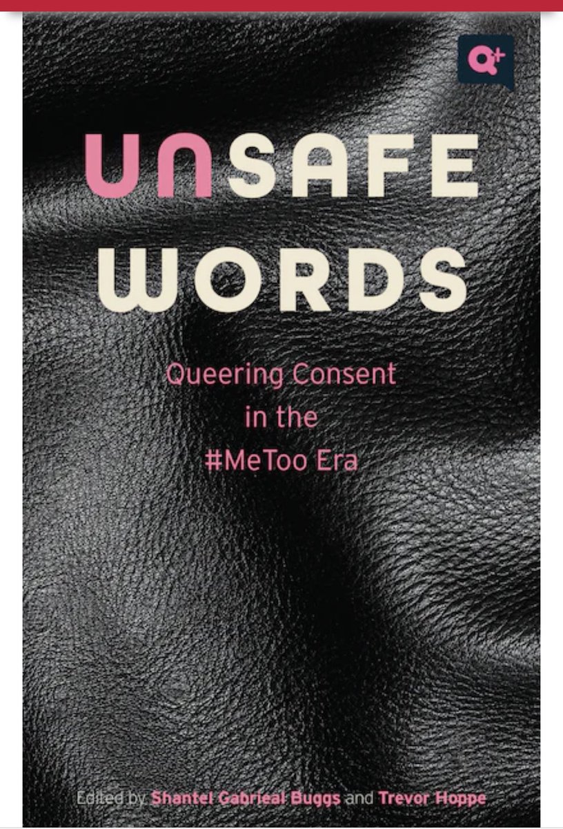 Unsafe Words @RutgersUPress is like being at a dinner party w/sixteen fantastically interesting guests who are all there to offer provocative inquiries that challenge dominant scripts about #sexualethics @trevorhoppe @sgbuggs @BadAlexCheves @Gloriafemfam @BluBuchanan @drjonessoc