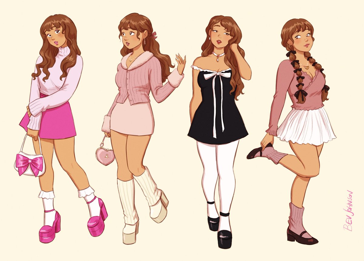 「Isi outfits  」|Bev Johnson 🌸のイラスト