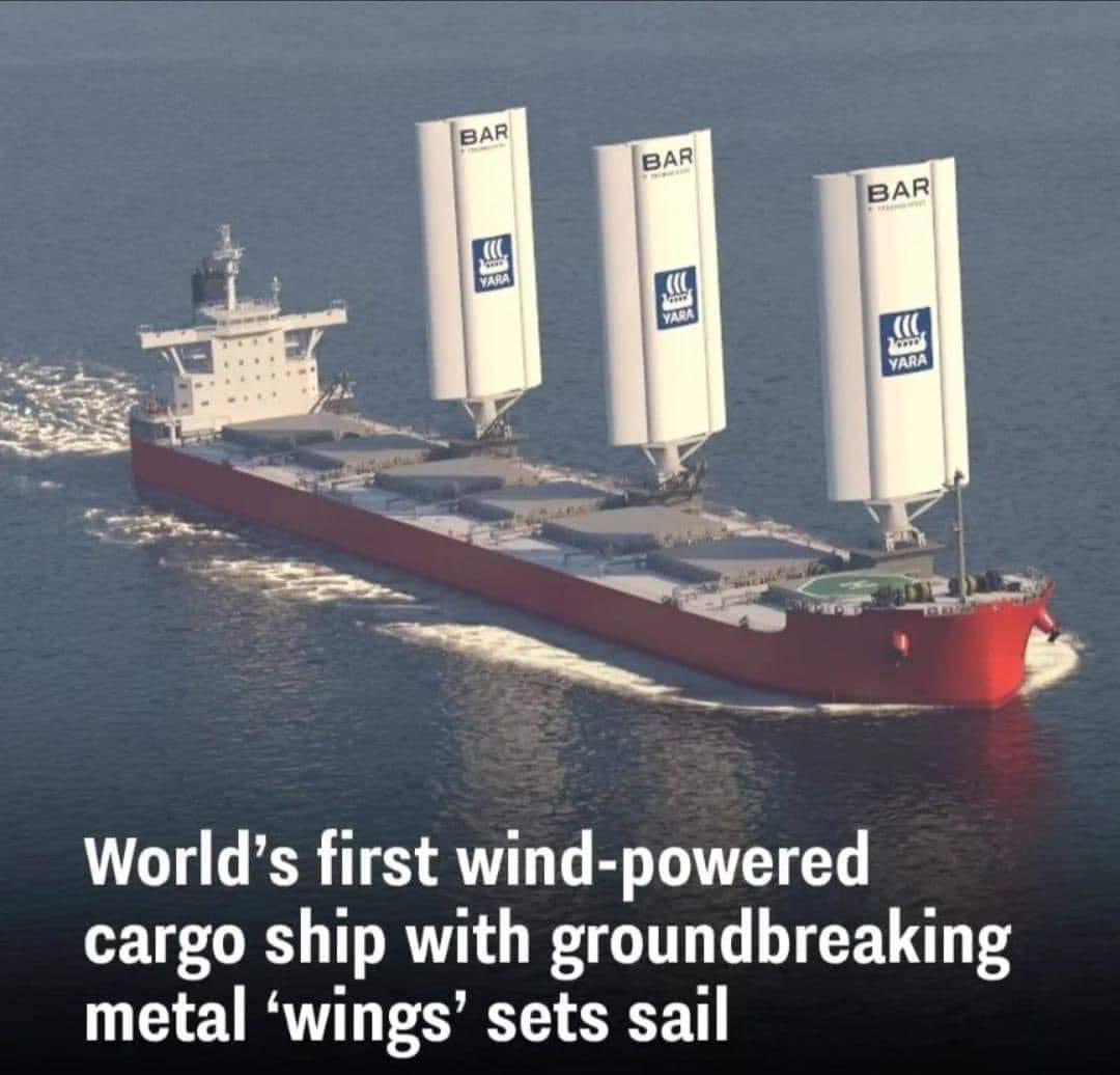 They think they invented Wind powered ships.