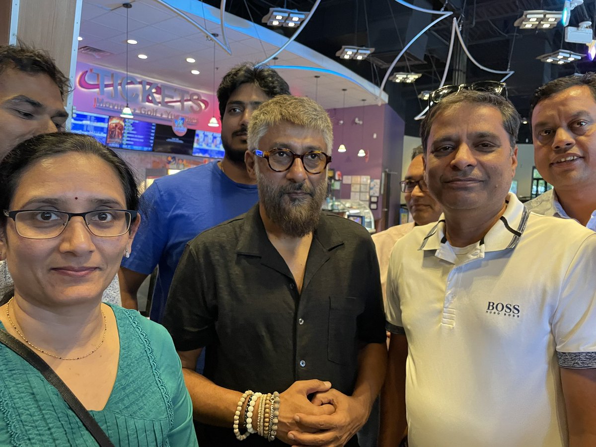 vamshyb's tweet photo. #VaccineWar #Atlanta 
@vivekagnihotri thanks for the great movie !
#IndiaCanDoIt https://t.co/FBqDWgGjO2