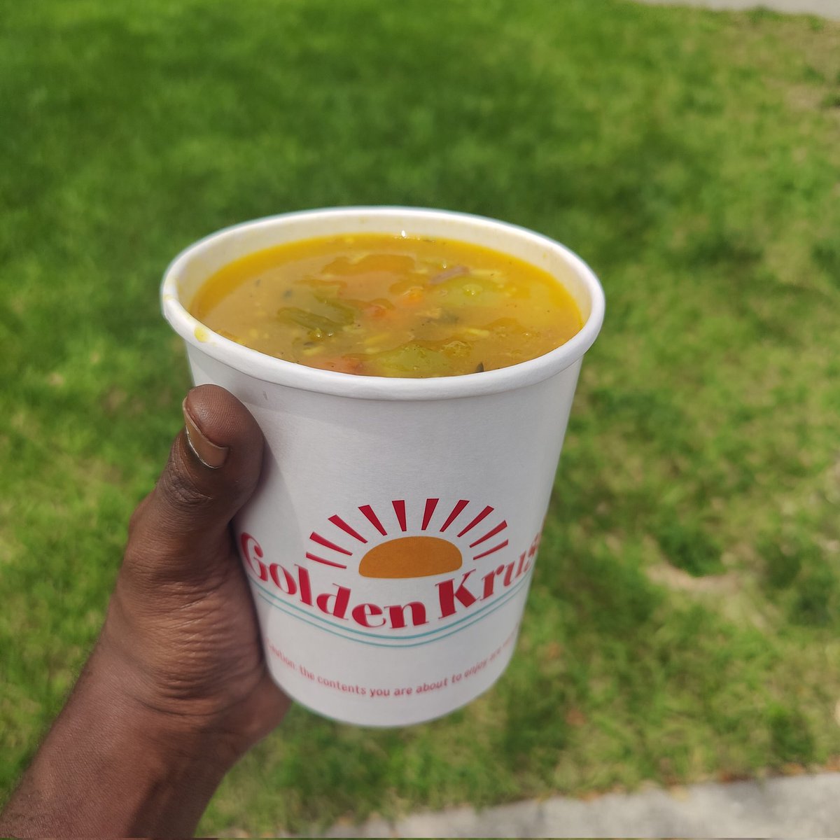 JClassicMaestro's tweet photo. Grabbed a hearty bowl of deliciousness from @GoldenKrust Palmetto Bay. Their flavors never disappoint! Whether it's on the court or off, fueling up with the best is the name of the game. #GoldenKrustEats #DeliciousFuel #GoodVibes #Tezos 🏀🍲🔥 https://t.co/REfYONgat2
