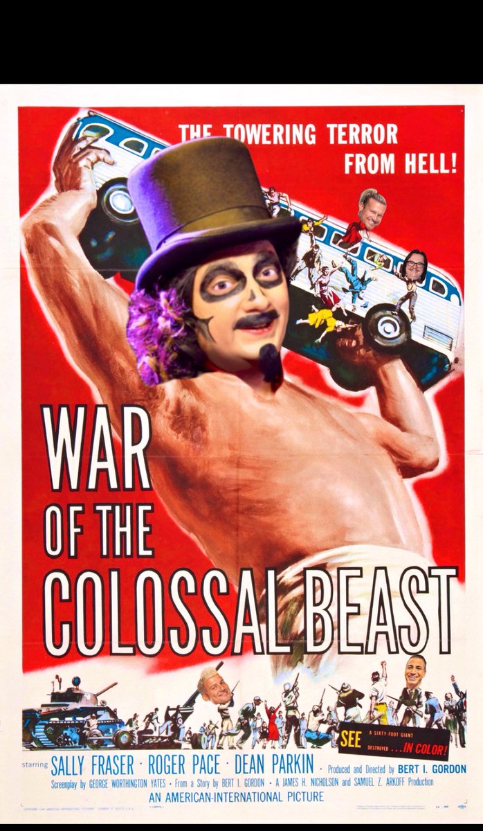 #Svengoolie TONIGHT! war of the colossal beast