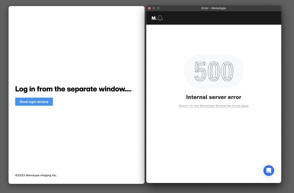 GeeJaw's tweet photo. @Monotype 
Like many professional designers, I lamented the demise of FEX Pro.  
But yet committed to your Monotype app and paid my annual fee. 
On every level, it is a mess. 
The UI, the functionality, the connectivity.  
Did you test prior to release? 
Or are *we* beta testers? https://t.co/X83MASVaCr