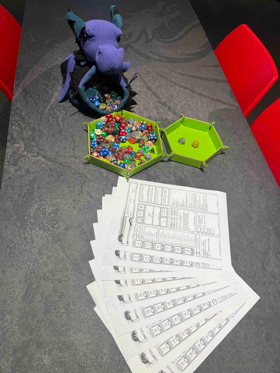bea_dnd's tweet photo. Balthazar has spilled his dice ready for willing players to come and challenge him in combat!
Todays under 15’s game is a go!
#localgamestore #beadndgames #dnd #wpnpremium #friendsofbeatrice #instoreevents https://t.co/41CscjAmRu