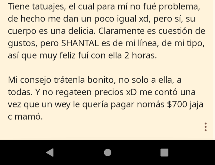 AlanMacquire's tweet photo. @_SiempreBueno @Conejitas34 Reseña SHANTAL.
Al no tener dónde compartir mi exp, me tomaré la libertad de hacerlo aquí, mi perfil no era para eso pero pues aquí estamos. Pronto haré otra cuenta donde comparta mis experiencias con chicas. Pero serán pocas eso sí

Les comparto mi experiencia con esta chica ✨ https://t.co/YSPjdzDjZa