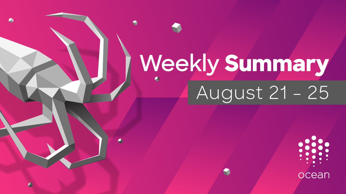 Ocean Protocol (@oceanprotocol) on Twitter photo This week, in sum:
🌊 We pushed a new Fantasy Football #DataChallenge 🏈
🌊 We attended the <a href="/RareEvo/">Rare Evo: A Blockchain Event</a> #RareEvo23 blockchain conference in the 💜 of the Rocky Mountains 🌄
🌊 We talked AI automation on-chain w/ <a href="/Fetch_ai/">Fetch.ai</a> <a href="/Datarella/">Datarella</a> in a Twitter space
🌊 We hosted an IRL data x This week, in sum:
🌊 We pushed a new Fantasy Football #DataChallenge 🏈
🌊 We attended the <a href="/RareEvo/">Rare Evo: A Blockchain Event</a> #RareEvo23 blockchain conference in the 💜 of the Rocky Mountains 🌄
🌊 We talked AI automation on-chain w/ <a href="/Fetch_ai/">Fetch.ai</a> <a href="/Datarella/">Datarella</a> in a Twitter space
🌊 We hosted an IRL data x