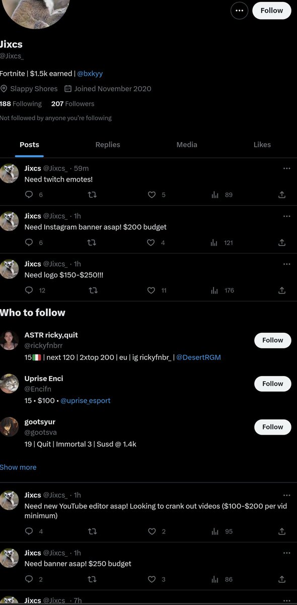 RealJixcs's tweet photo. Biggest falloff of the century
Botting impressions 🥱 https://t.co/Jh5J8xk3km