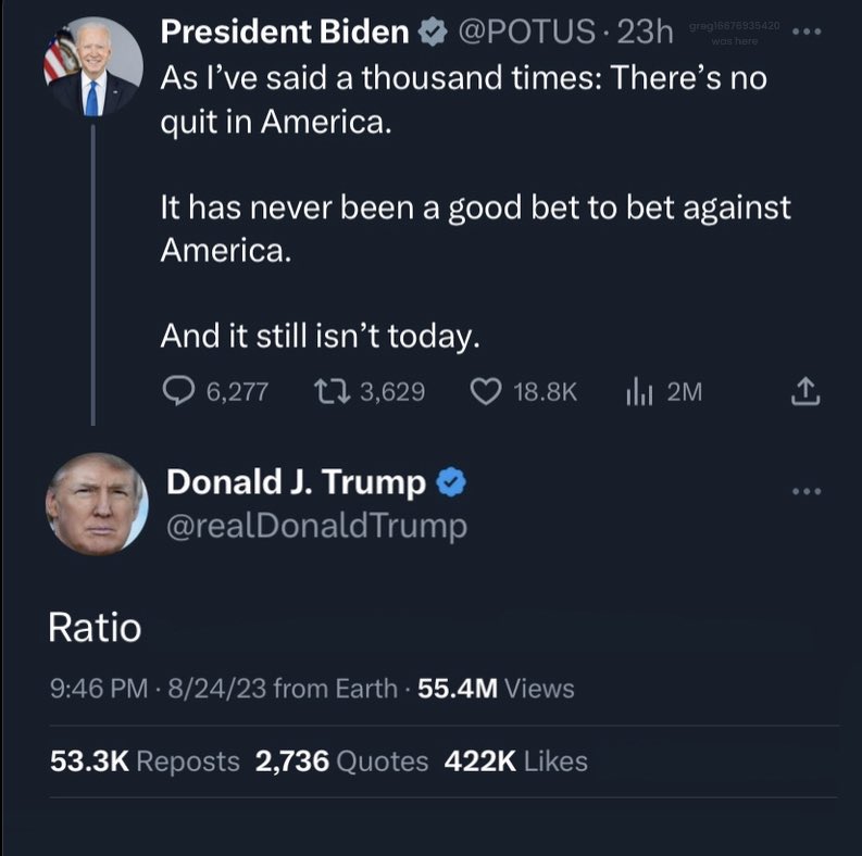 2024TrumpCoin's tweet photo. This has to be illegal $TRUMP https://t.co/a3xx03zGdv