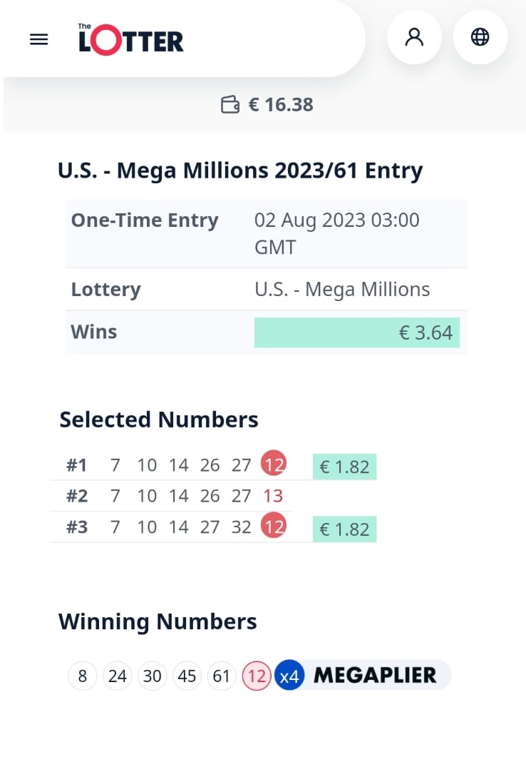 MegaballWorld's tweet photo. @TheLotter $1.25 Billion Jackpot and i had Prizesss !! ;) 
1699 prémios/ premios/ prizes !! 😉
Draw 61-2023 Mega Millions - USA !! 😉
8 predictions/keys @MegaballWorld = 7 prémios/ premios/ prizes ‘do Mega Millions’ !! 🙂 https://t.co/L39GNydyrQ 🙂 https://t.co/LzbazCIYAb
