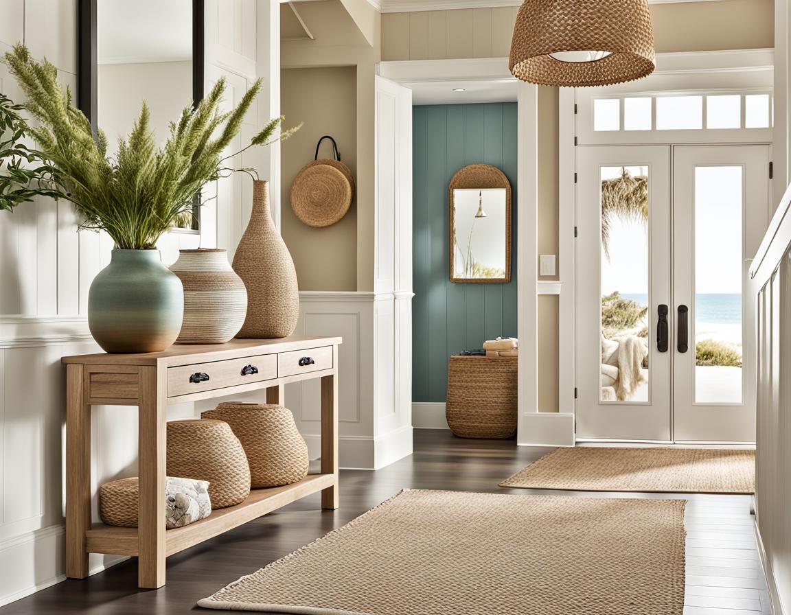 akhileshjoshi's tweet image. Foyer styled with Coastal design on decor8.ai. #InteriorDesign #HomeDecor #Decor8ai #Architecture ⁦@Decor8AI⁩