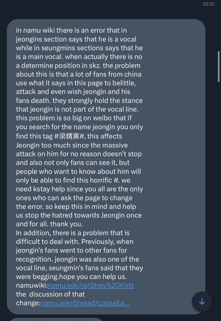 IN_Protectors's tweet photo. In early June of this year, 🦊 accounts on Twitter were notified by cstays that they had been defending 🦊 from h@te spread by antis online.

This h@te included a targeted and manipulated phrase that twisted the meaning of his Maknae title.

SM is not responsible for this + https://t.co/bdoSM8LYOY