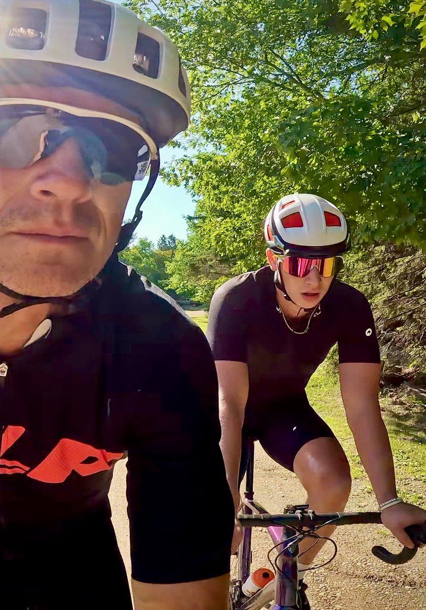RichardsJay's tweet photo. It's been a quarter century since I've done a century. Was very good to knock one out w @Jensrichards14 this week experiencing the highs, lows and everything in between. #keepthewheelsmoving https://t.co/QSrjyDk0pn