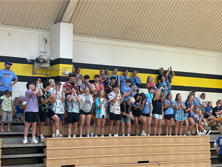 Shoutout to the HHS student section for bringing the energy today!