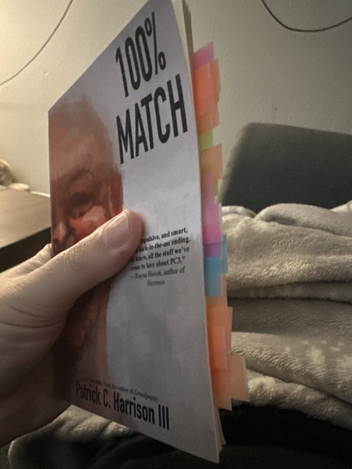 Only 79 pages but god it&rsquo;s so gross. Orange tab is gross/fucked up shit, pink is killing people, blue