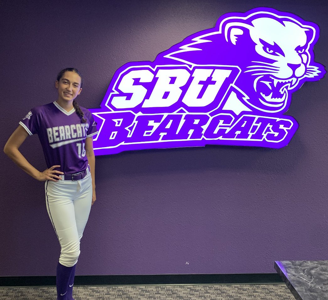 HafferTyra's tweet photo. I am extremely blessed to announce my commitment to further my academic and athletic career at SBU! I look forward to this exciting next chapter in my life! Go bearcats !! #committed #chaosyouknow https://t.co/WUJBIi57db
