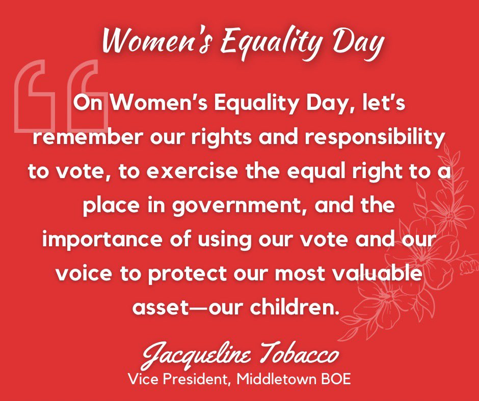 🙌 #WomensEqualityDay