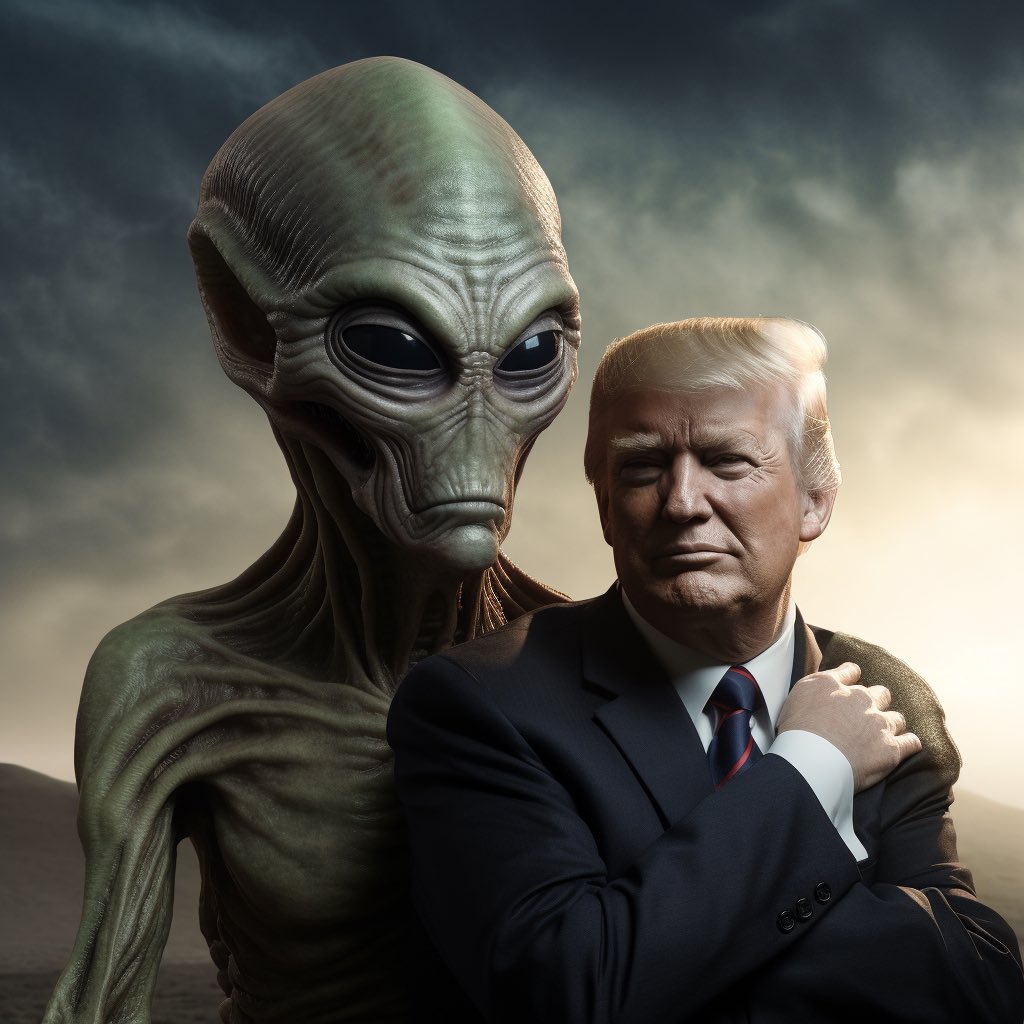 jsgriffin's tweet photo. But who will act as our delegate to the various alien species now? Let’s not forget this man’s legacy in ET diplomacy. #ufo #TrumpCthulu2024 #SpaceForce https://t.co/vrqS2px3Ep