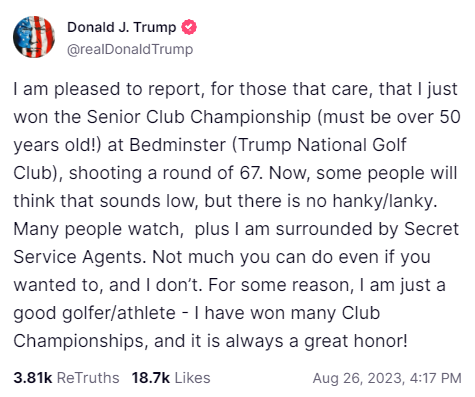 Country Club Populist tweet media
