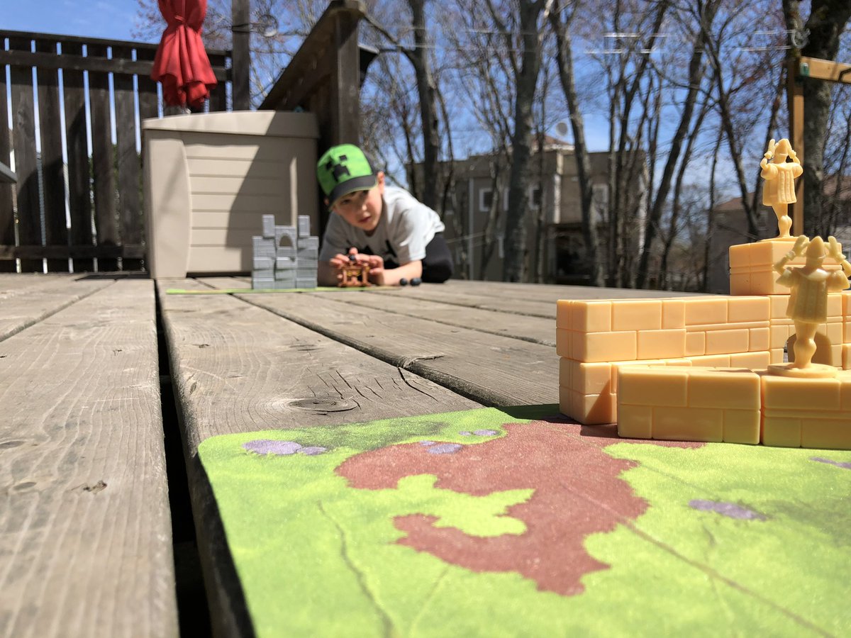 What is the worst excuse as to why you missed your perfect #CatapultFeud trick shot you ask? Having the sun right in your eyes! 😎 Are you more of a sunglasses type or are hats your go-to?!😁☄️ #summer2023 #boardgamegeek