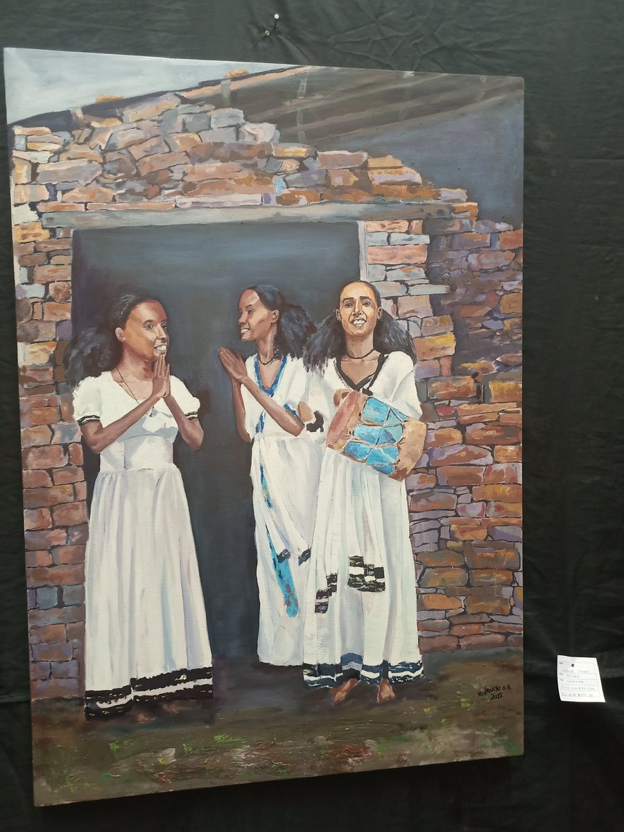 MaibelTig27's tweet photo. A marvelous art by Medhaniye which shows the current #AshendaTigray2023 around village. Women's &amp; girls celebrating it
🚩With destroyed homes
🚩With looted shoos and jowlarys
🚩With out aid, suspended by @USAID &amp; @WFP

But resisting all they seem happy.
#Justice4Tigray https://t.co/u9uGd2aVqD