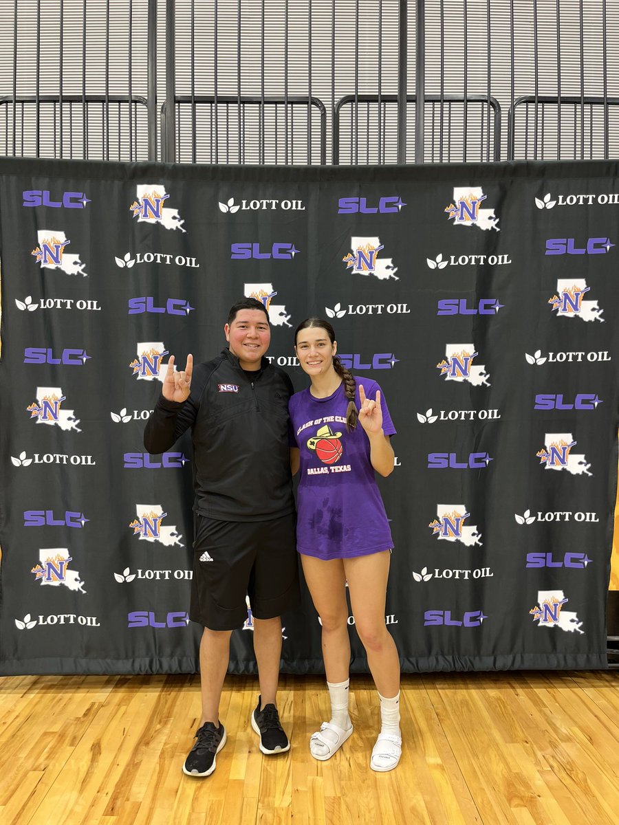 I had a great time <a href="/NSUDemonsWBB/">NSU Women's Basketball</a> Elite camp!! Thank you <a href="/CoachNimz/">Anna Nimz</a> and <a href="/CoachAValadez/">Adrian Valadez</a> for taking time to talk to me!! The campus and facilities are so beautiful!! 💜🧡