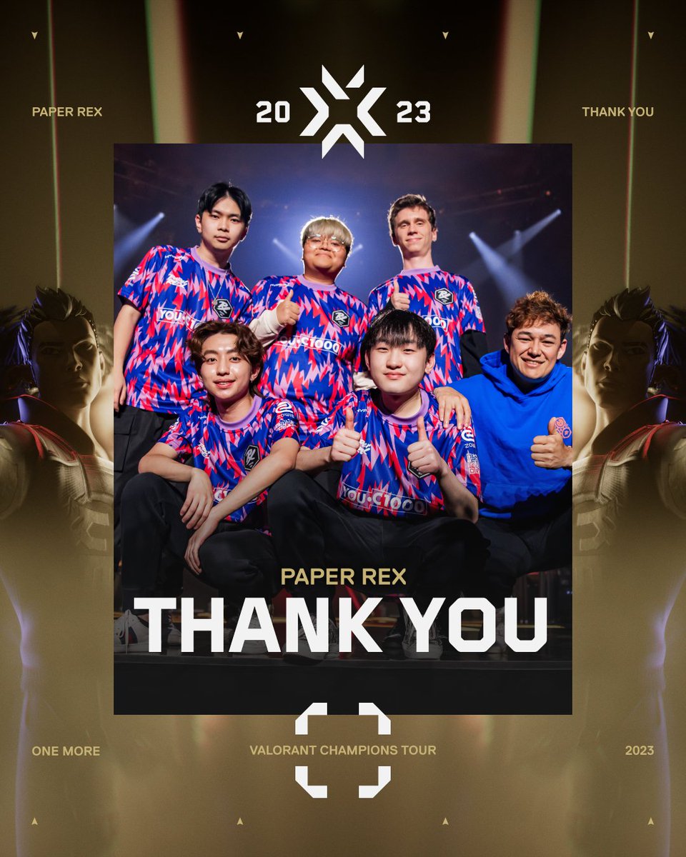 An amazing run, an unforgettable Paper Rex era! #VALORANTChampions