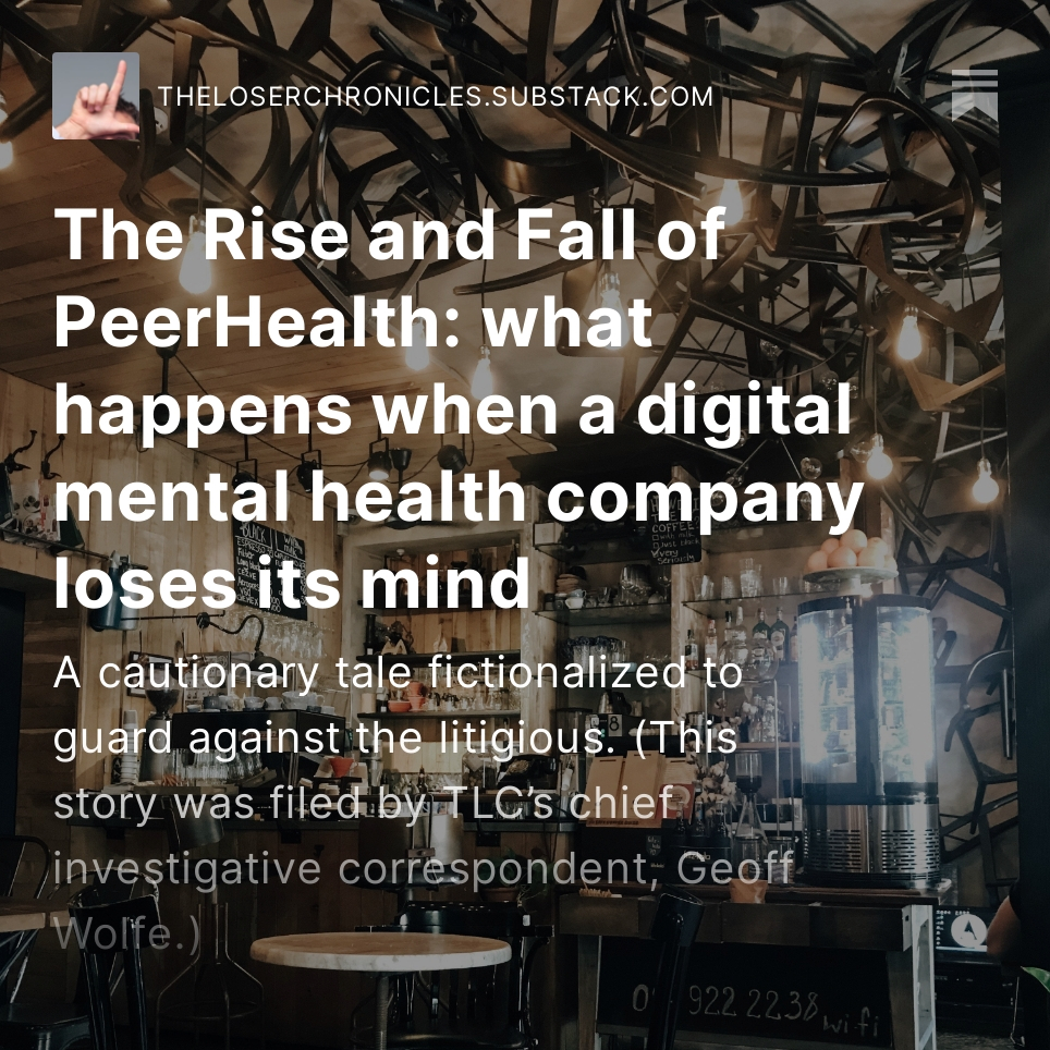 A software developer, a Lacanian psychoanalyst, and an improv comedian walked into a bar in Berkley…It sounds like the set-up to a joke, but it’s essentially the “origin story” of PeerHealth, a digital behavioral health company founded in 2021  shorturl.at/jotQU