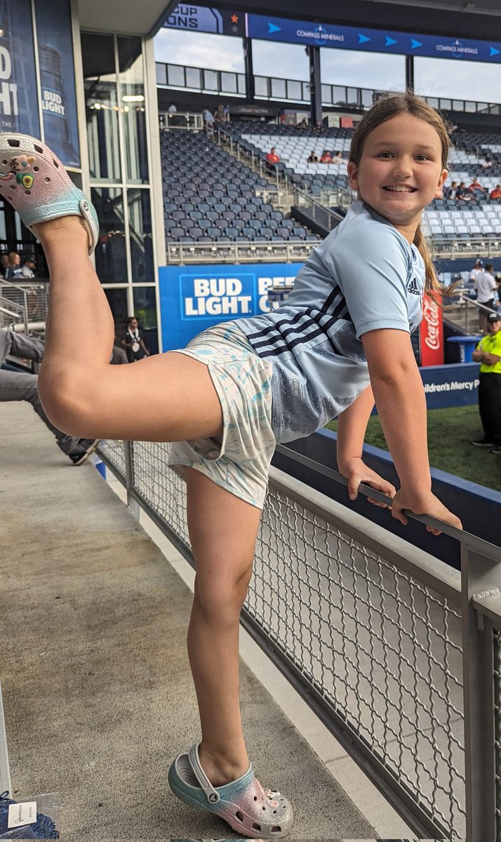 10 Year anniversary night! She was in my belly when we won The Cup!!! #SportingKC #SKCvSJ #KCCauldron