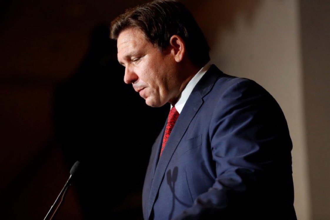 Three people were killed in a mass shooting in Jacksonville, Florida today. Last month Ron DeSantis’ law allowing a person to carry a gun without a permit or training in Florida took effect. Governor DeSantis has blood on his hands.