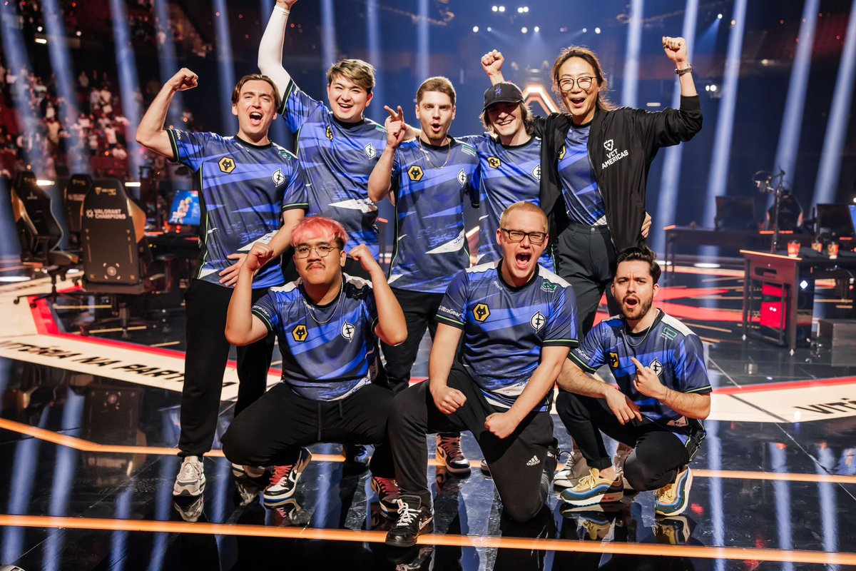 Zikzlol's tweet photo. Does EG know they are in franchising? 

EG is rated at the bottom of all franchised teams. 

EG won’t make playoffs.

EG won’t make Masters.

EG won’t do well at Champions.

We defied all of these expectations and are now your #VALORANTChampions

🏆🏆🏆 https://t.co/HnQ99OntZP