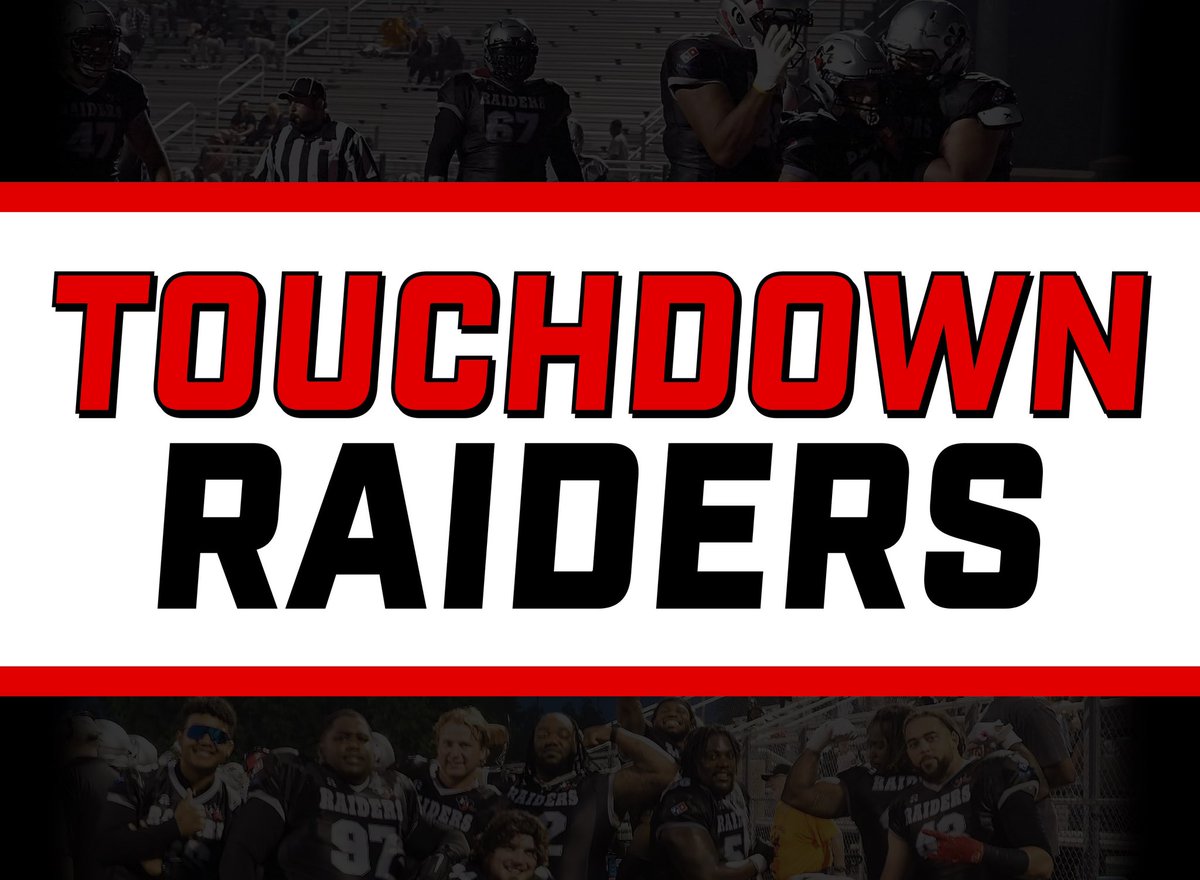 RacineRaiders's tweet photo. Andre Locke pass is caught by Joe Garcia for the 53 yard TOUCHDOWN!!! Extra point by Alex Gonzalez is GOOD!!

Raiders 7 | Strong 0 - 12:53 2Q

#YourHometownTeam | #GDFLPlayoffs https://t.co/Bv2Mnh5zTU