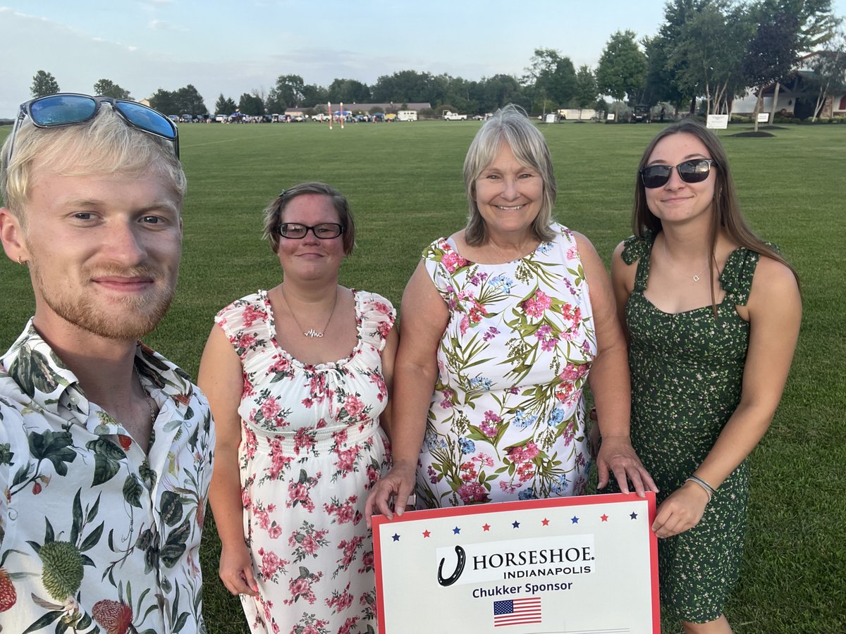HSIndyTammy's tweet photo. Bittersweet day @HSIndyRacing - RM Interns leave for college....thanks Robbie McClain &amp; Megan Eads (on ends) for your hard work this summer!  #racelikeacaesar  @RacingRachelM @JohnGDooley @MrBAnalyst @MarthaClaussen @IndianaTOBA @IndyTBAlliance @IndianaHBPA @MeganEads10 https://t.co/HQbuwZfFfO