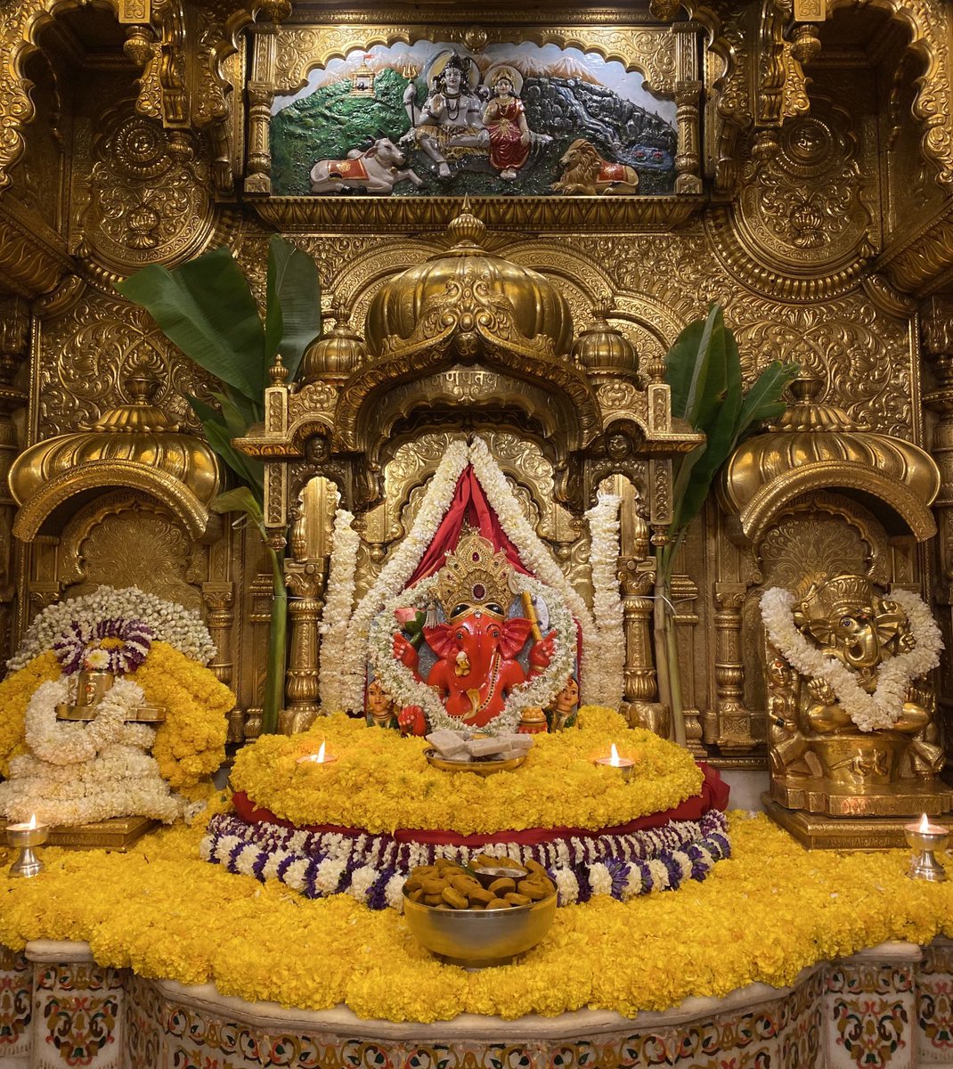 🙏 गणपती  बाप्पा मोरया 🌺मंगलमूर्ती मोरया 🙏२७/०८/२०२३ 
🙏Ganapati Bappa Moraya 🌺 Mangalmurti Moraya  🙏27/08/2023