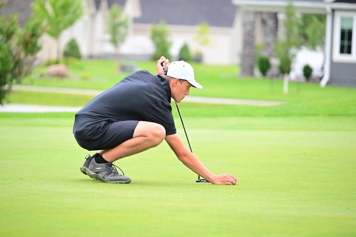 ACHSBoysGolf's tweet photo. Zach Hoffman is this week’s @LGLLaw Jaguar golfer of the week! 

Zach was the low scorer in both of the Jag meets, carding 75 at Jester and 75 at Copper Creek. in action Monday at Fort Dodge CC
Keep up the great work, Zach!
GO JAGS!  ⛳️@Zhoff29 

  📸 credit: @druewolfephoto https://t.co/MoNcugYm9T