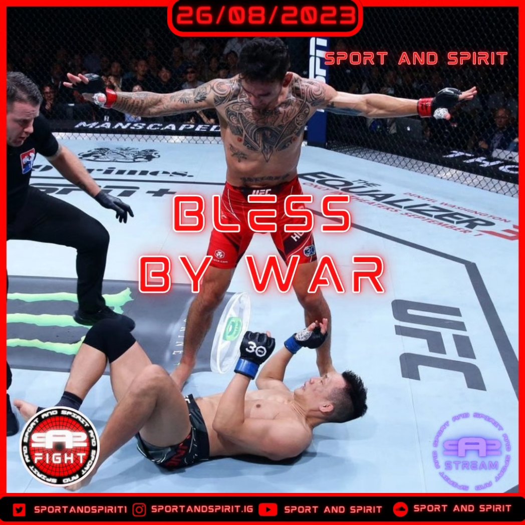 SportAndSpirit1's tweet photo. BLESS BY WAR

MAX HOLLOWAY MET KO LE KOREAN ZOMBIE AU R3

#UFCSINGAPORE #MMA #UFC #maxholloway #KoreanZombie #SASPASSEICI #SPORTANDSPIRIT #SASFIGHT #danslesas https://t.co/68bxFBlO7I