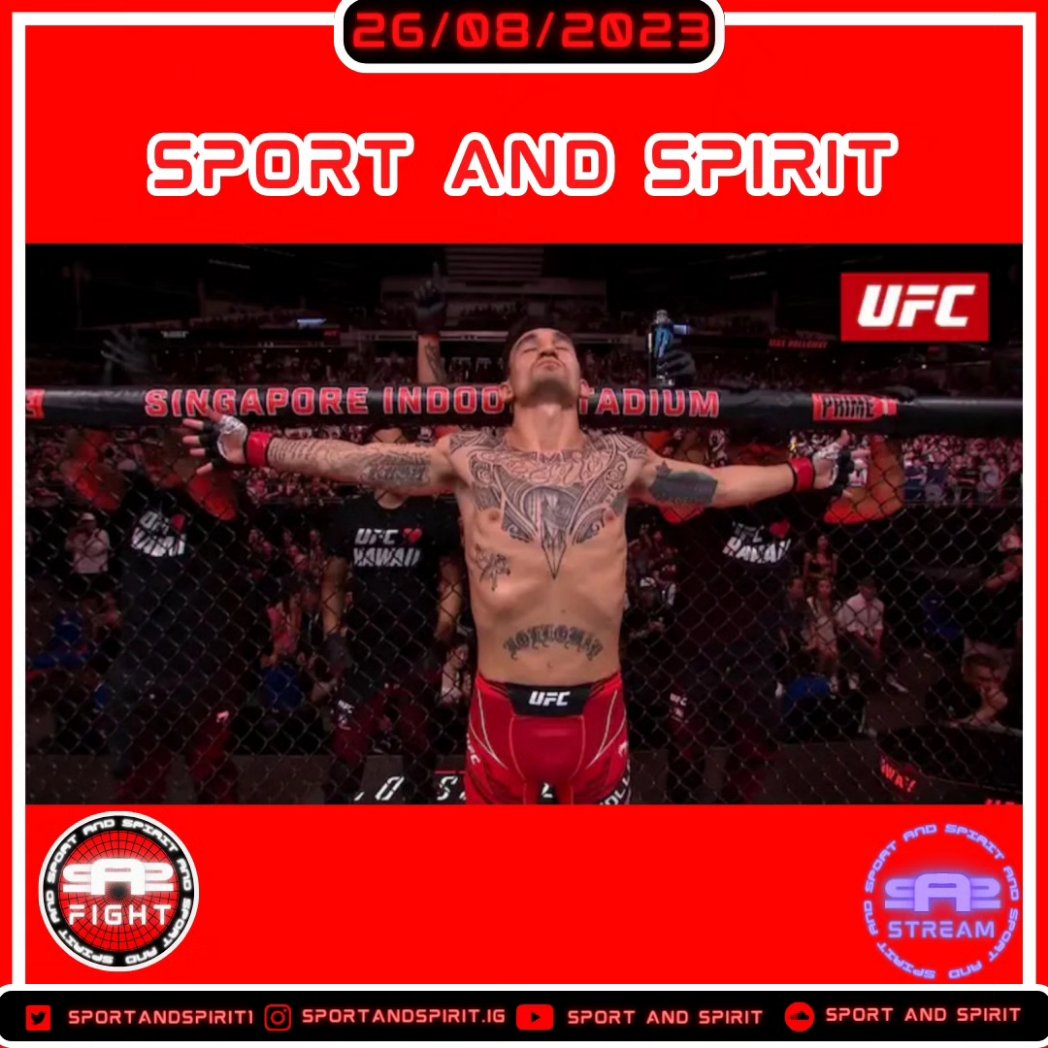 SportAndSpirit1's tweet photo. BLESS BY WAR

MAX HOLLOWAY MET KO LE KOREAN ZOMBIE AU R3

#UFCSINGAPORE #MMA #UFC #maxholloway #KoreanZombie #SASPASSEICI #SPORTANDSPIRIT #SASFIGHT #danslesas https://t.co/68bxFBlO7I