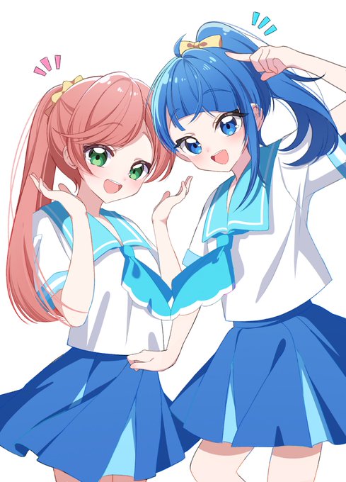 ポニーテール×夏制服可愛すぎる #precure  #ひろプリ 