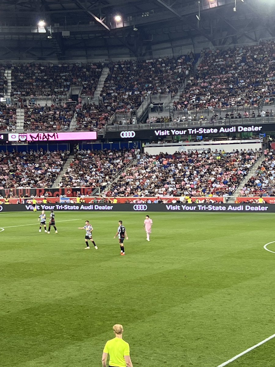 18 minutes in the first half and the chants of “We want Messi” are getting louder. <a href="/1010WINS/">1010 WINS on 92.3 FM</a> @wcbs880 <a href="/MLS/">Major League Soccer</a> <a href="/InterMiamiCF/">Inter Miami CF</a> <a href="/iNYredbullsfc/">New York Red Bulls</a>