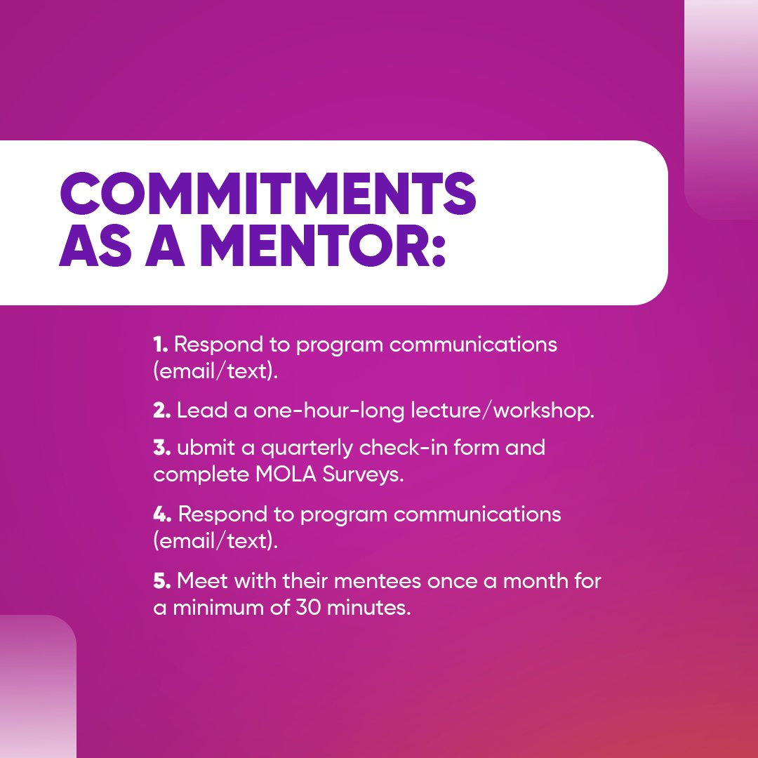 chicagomola's tweet photo. We are excited to announce the launch of the MOLA 2023-2024 Mentorship Program, and we invite you to be a part of this transformative experience!

register now! https://t.co/15ZLnZBPly

#MedicalEducation #LatinoAdvancement #LatinosPhysician #MolaHealth #ChicagoMola #mentorship https://t.co/dnL1SzitcS