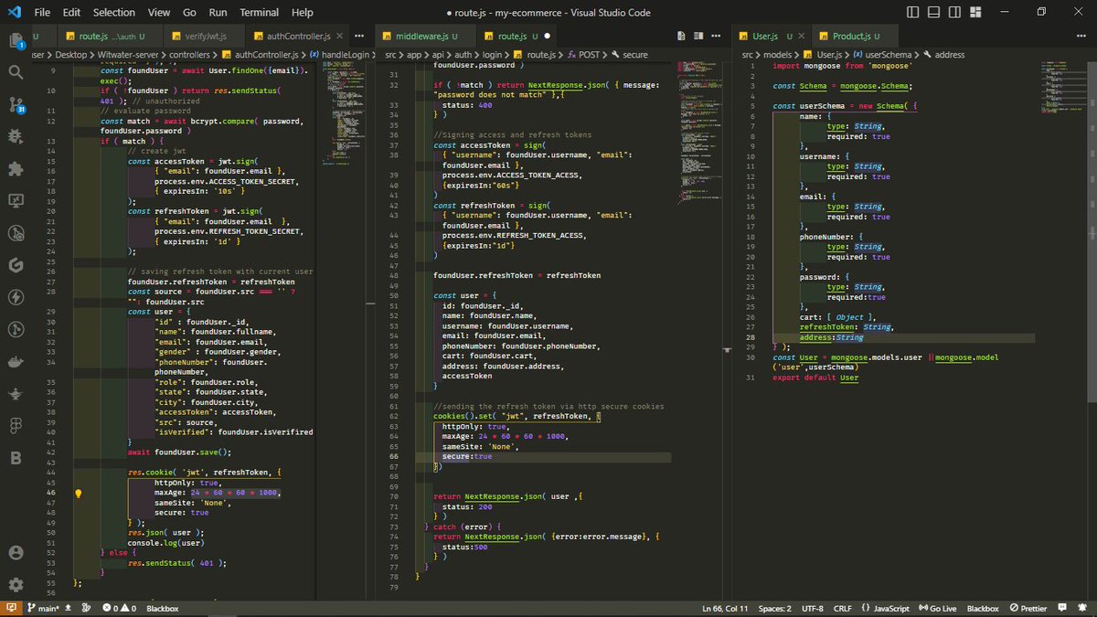 dev_apus's tweet image. Handling JWT on Next.js based on @yesdavidgray taught in is Node js tutorial. Hopefully I get it right. Iโve been following @yesdavidgray Next 13 tutorials although Iโm not conversant with typescript but Iโm gaining much for the video๐ฏ. #nextjs #SSR #fullstackdevelopers