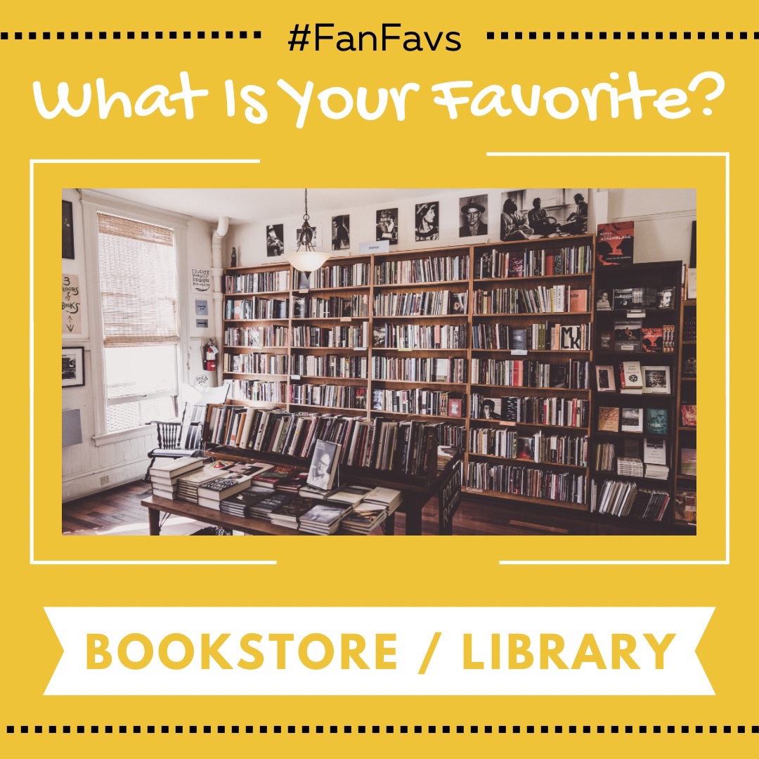 💡 Fav. Bookstore or Library - GO!💡

DON’T FORGET TO TAG THEM!

📕📙📗📘📕📙📘📗
#locallibrary #localbookstore 
#thinklings #thinklingspodcast #bookstagram #books #booksbooksbooks #read #keepreading #buymorebooks #fanfavs #favoritelibrary #favoritebookstore