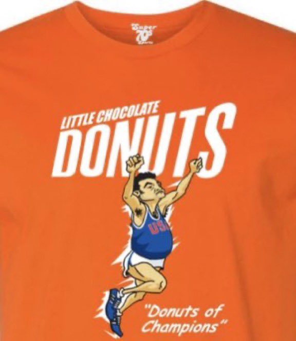 Super70sSports's tweet photo. “Little Chocolate Donuts. They taste good and they’ve got the sugar I need to get me going in the morning. That’s why Little Chocolate Donuts have been on my training table since I was a kid.”

👉 https://t.co/kLAVRSn9Qe https://t.co/XCfcHpW4Bw
