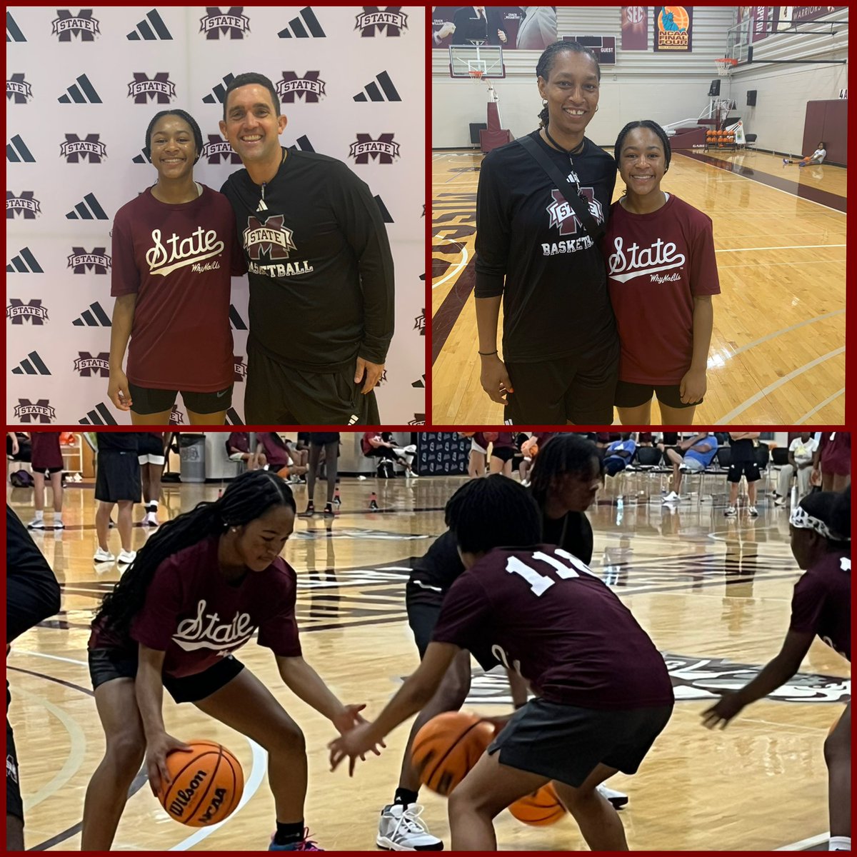Great Saturday <a href="/HailStateWBK/">Mississippi State Women's Basketball</a> Elite camp!! Thanks so much <a href="/SamPurcellMSU/">Sam Purcell</a> <a href="/CoachPagina/">Murriel Page</a> staff and players! #TalktoMeNice
@Bill_Hock 
<a href="/Rockvale_WBB/">@rockvale_wbb</a> 
<a href="/jaffarious/">Jaffarious Wade</a> 
<a href="/TbWbasketball1/">TBWbasketball1</a>