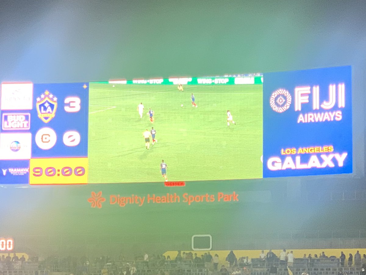 Got to check out <a href="/LAGalaxy/">LA Galaxy</a> tonight at DHSP with the boy. T got to witness history as  2 former <a href="/TorosAthletics/">Cal State Dominguez Hills Athletics</a> All-Americans in <a href="/keikamara/">KEI KAMARA</a> and Tony Alfaro were on the pitch at the same time and I was able to see some other old friends from <a href="/CSUDHmsoccer/">CSUDH Men's Soccer</a>.
