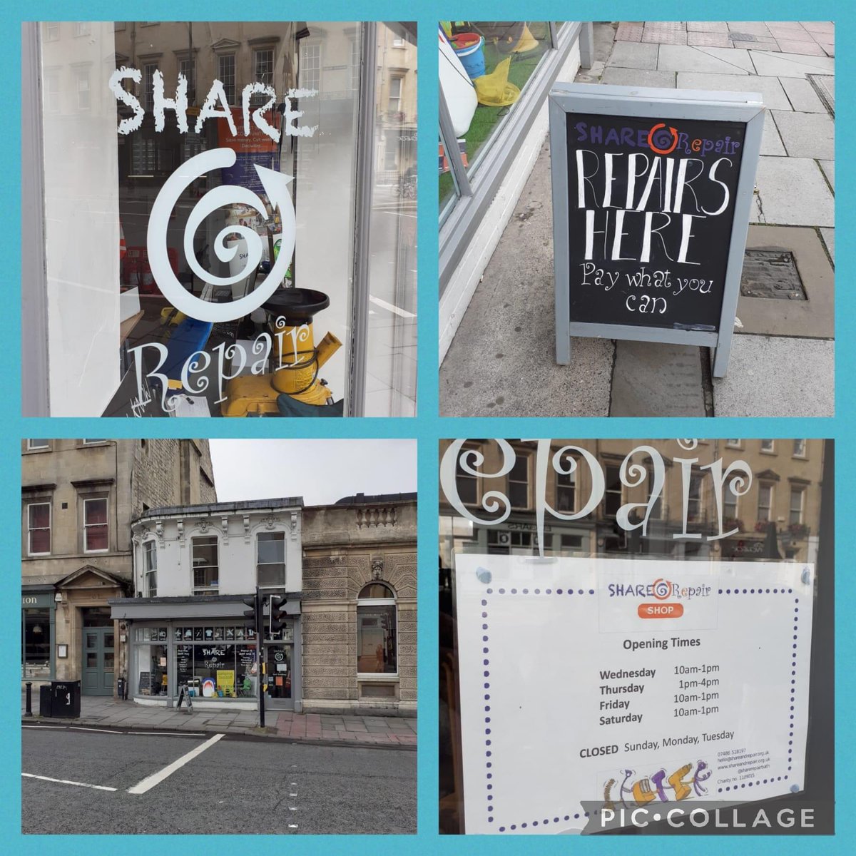 A quick visit to the Share & Repair shop yesterday in George Street Bath
One of our causes suppoted by Co-op Larkhall 
'Mend it, Don't end it'
'Borrow it, Don't buy'
Give them a visit @ShareRepairBath 
Shareandrepair.org.uk
Bathlibraryofthings.org.uk