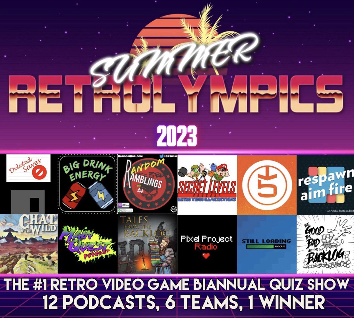secretlevelspod's tweet image. SUMMER RETROLYMPICS 2023
Retro video game quiz show!

Apple
podcasts.apple.com/us/podcast/sec…

Spotify
open.spotify.com/episode/3jQxL7…

@DeletedSaves
@BDEPod
@3RShow
@secretlevelspod 
@lowfivegaming
@RespawnAimFire
@chatofthewild
@_mainquest
@TFTBLpod
@pixelprojectpod
@StillLoadingPod
@BadBacklog